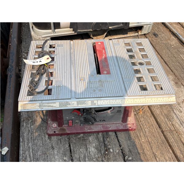 Delta table saw