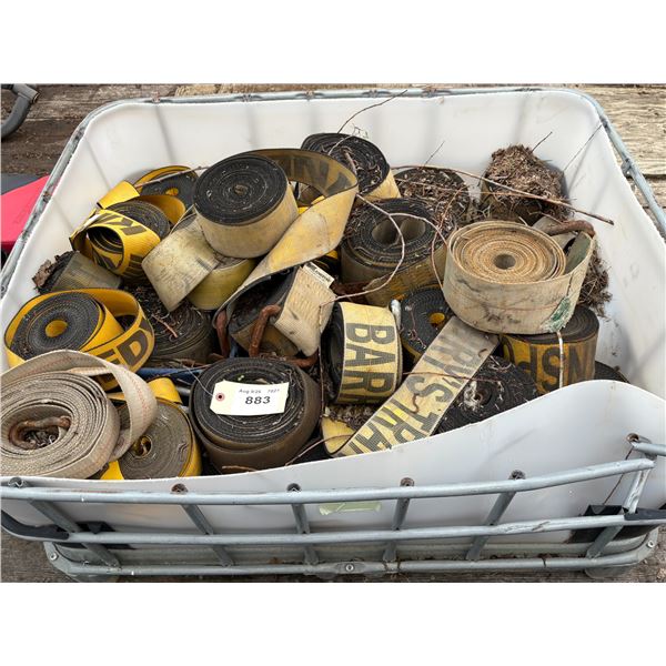 Large crate of 30 foot straps. Both D rings and flat hooks.