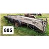 Image 4 : 12 foot +2 foot Beaver tail trailer. Working deck is 94 inches wide.
