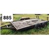 Image 5 : 12 foot +2 foot Beaver tail trailer. Working deck is 94 inches wide.