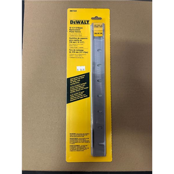 DeWalt Planer knives-New in Package