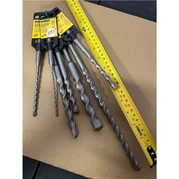 7pc DeWalt Masonry Bits - New