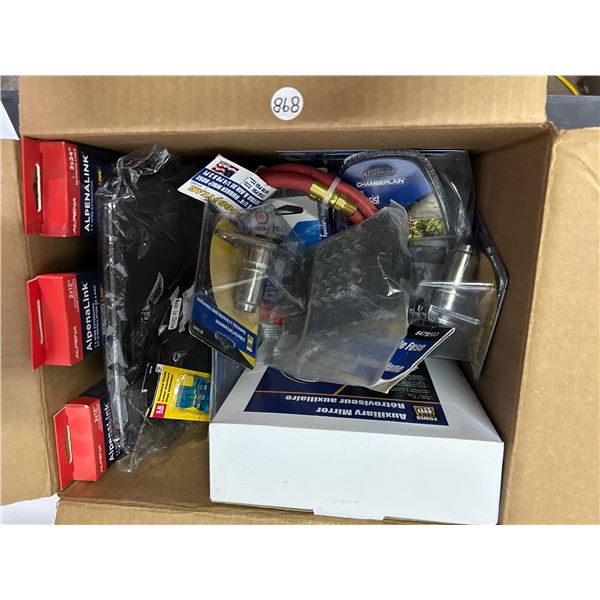 Box of various Auto items - all new