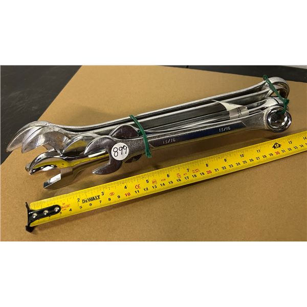 6 Wrenches 13/16" 7/8" 15/16" 1" 1"