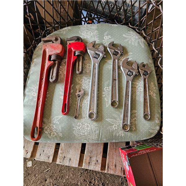Pipe Wrenches/Crescent Wrenches