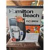 Hamilton Beach FlexBrew Programmable Single Serve Coffee Maker- Untested