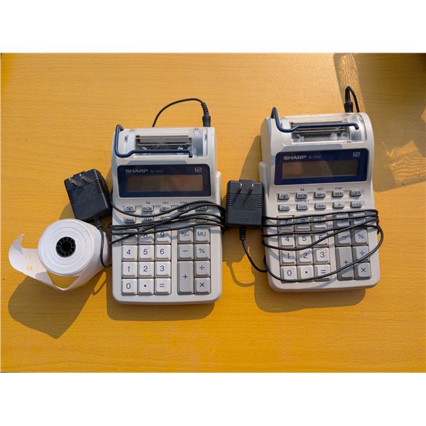 2 Sharp Calculator  Both Work