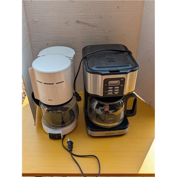 2 Working Coffee Makers