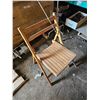 Image 3 : Wooden Folding Chair/Vintage Fishing Rod & Reel