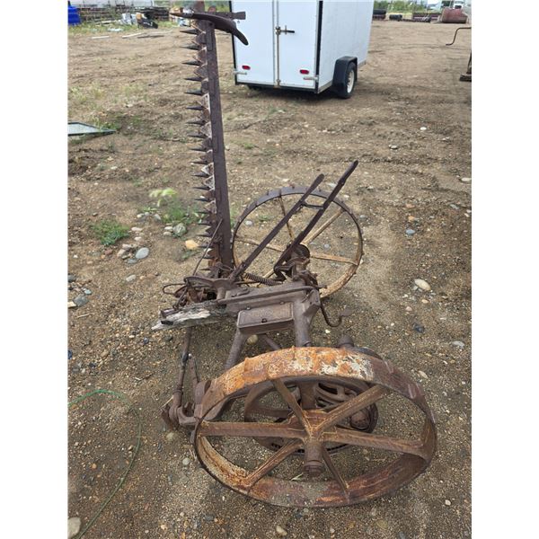 Antique sickle mower