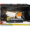 Image 2 : Black tool box with contents