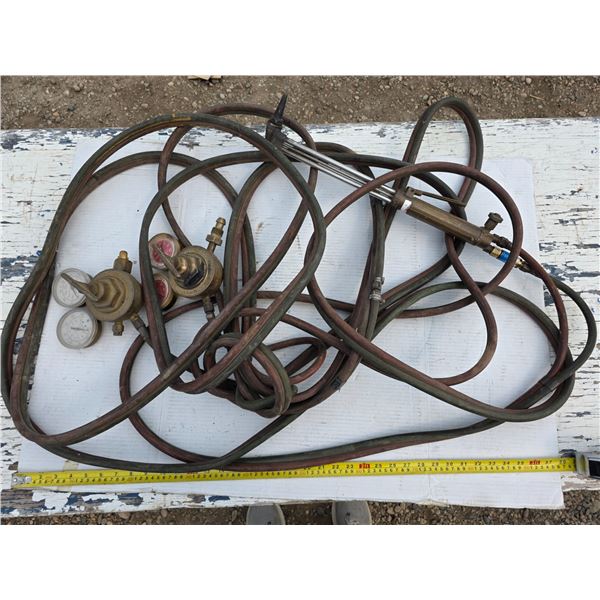 acetylene hose with gauges