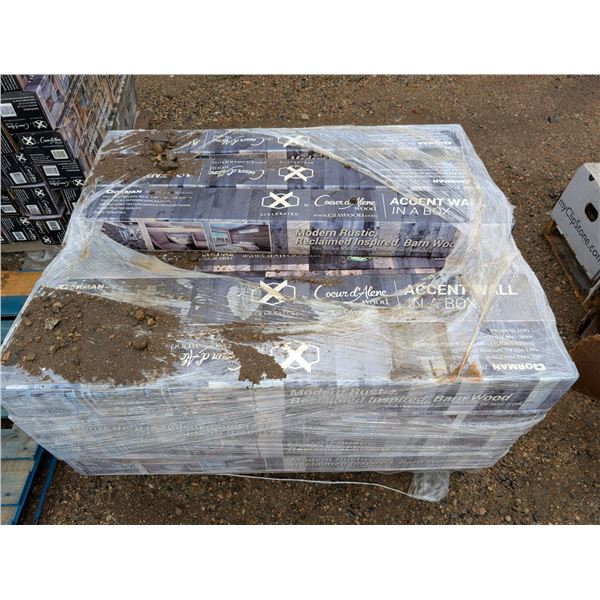 26 Boxes of Accent Wall in A Box 14 Pieces A: 3/8"x5 7/16"x 48" and N: 1/2" x 6" x 48"