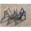 Image 1 : (3) Plastic Saw Horses