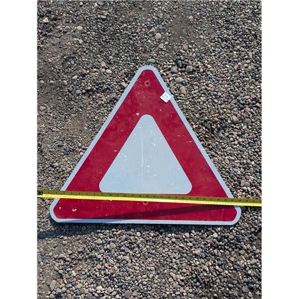 Yield sign 21"x23"