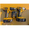 Image 2 : Cordless Drill Driver 1/2" (12.7mm) and (1) Cordless Impact Driver 1/4" (6mm) w/ Battery