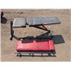 Image 1 : Work Creeper (Ok Condition, But wheels Need Replacement) and Workout fold Out Bench (Good Condition)