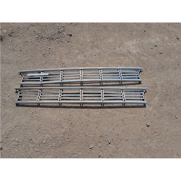 (2) Vintage Valiant 1967-68 Dodge Grills 48"x6.75"