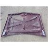 Image 3 : Red Vintage 1985-1988 Chev Truck Hood 64"x45"