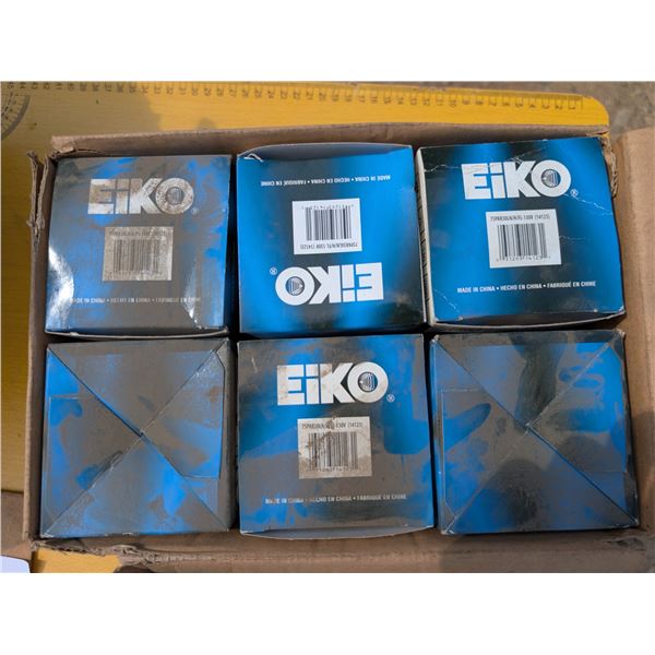 (6) Eiko Bulbs 75 Walt, 130 Volt, 2000 Hours Halogen Lamp (Not Used)
