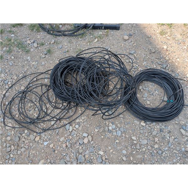 Lot of Black Wire Cables