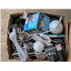 Image 7 : (2) Boxes of Misc. Electrical Items (Bulbs, lightning Contractor, and etc.)