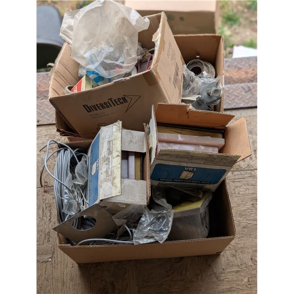 Boxes full of Misc., electrical Items
