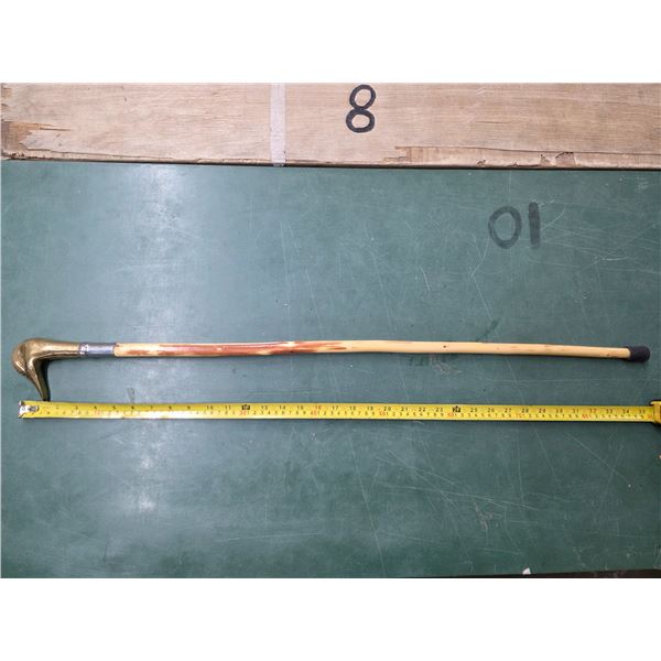 Brass duck cane