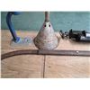 Image 4 : Lot of tools, bucksaw, clothes plunger, recipricating saw and bottle capper