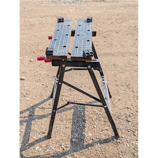 Job Mate Good Condition Saw Horse w/ Adjustable Board