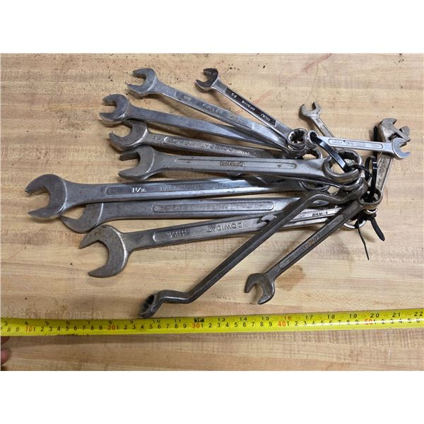 Lot of wrenches- up to 12/16