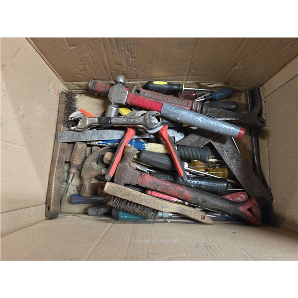 Box of misc tools