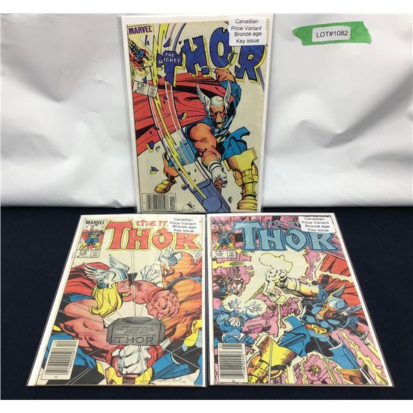 Marvel Comics Bronze Age Thor #337-339 (CPV) 1980