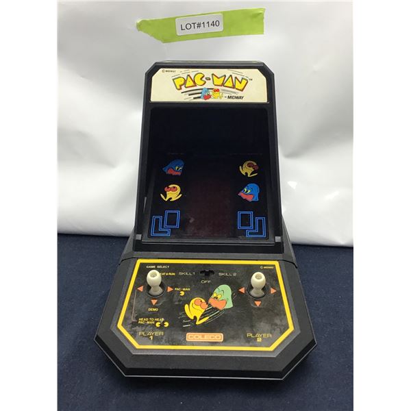 1980s Coleco Pacman Mini Arcade Game (Tested Working)