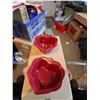 Image 1 : Princess house stoneware dishes Red