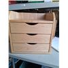 Image 1 : 3 draw desktop filing system