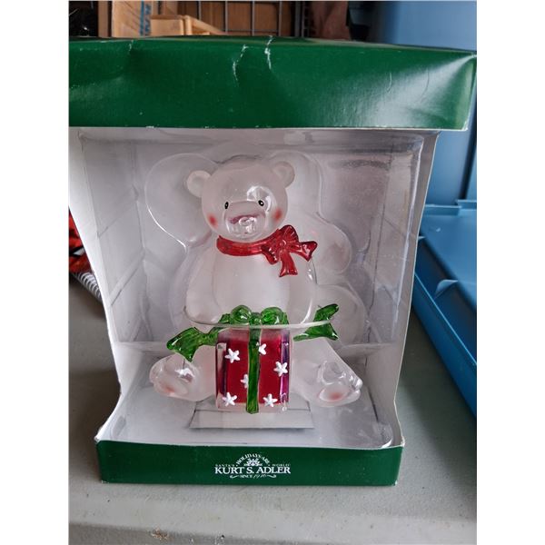 Box of Xmas tree decorations