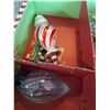 Image 2 : Green storage box c/w both levels full of Xmas tree decorations