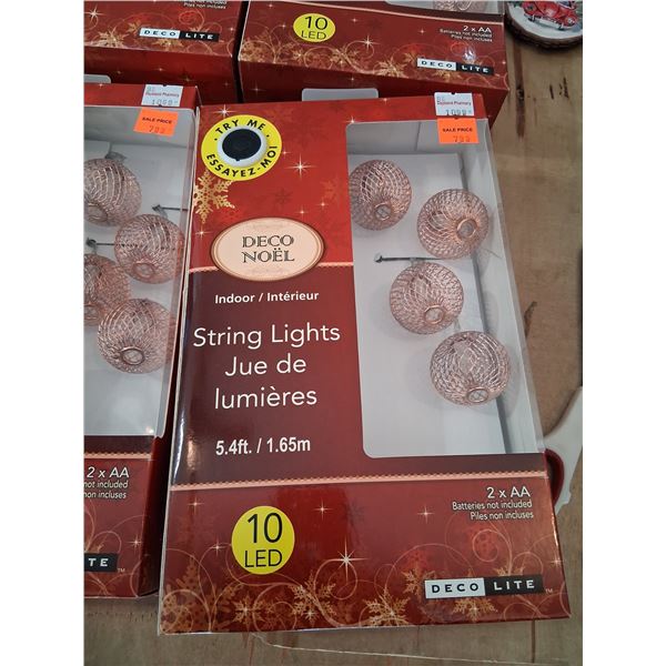 9 box's of Indoor Xmas lights