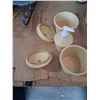 Image 1 : 3 pc. Bathroom enamel set. by Martha Stewart