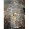 Image 1 : 1ea large Glass Cookie Jar