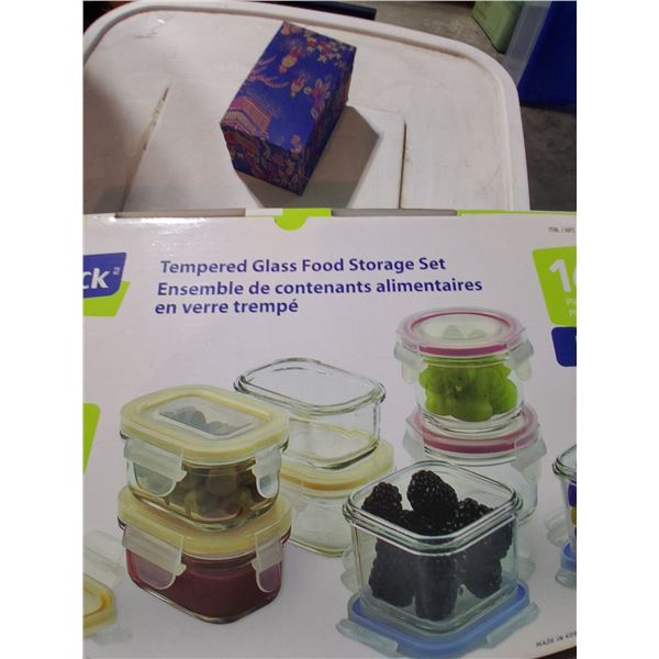 Tempered Glass food Storage Set New