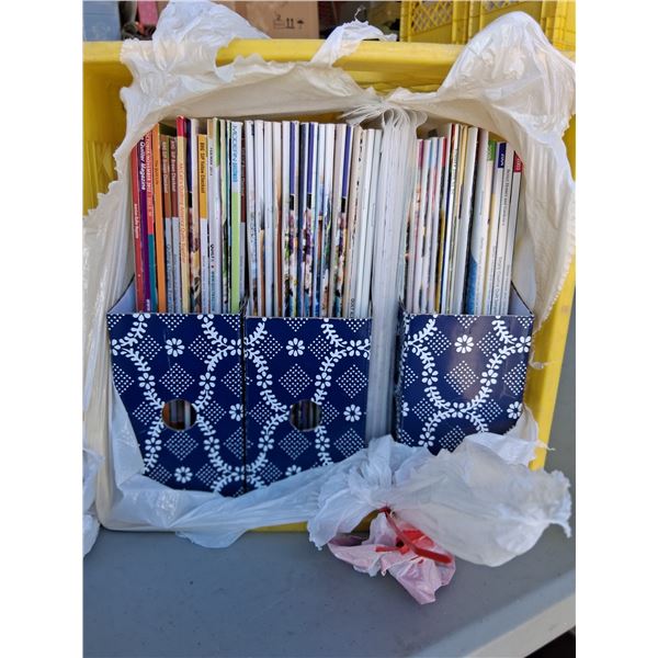 Crate of Quilting Magazines Comes with Patterns