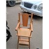 Image 2 : Folding Dolls High Chair with wheels