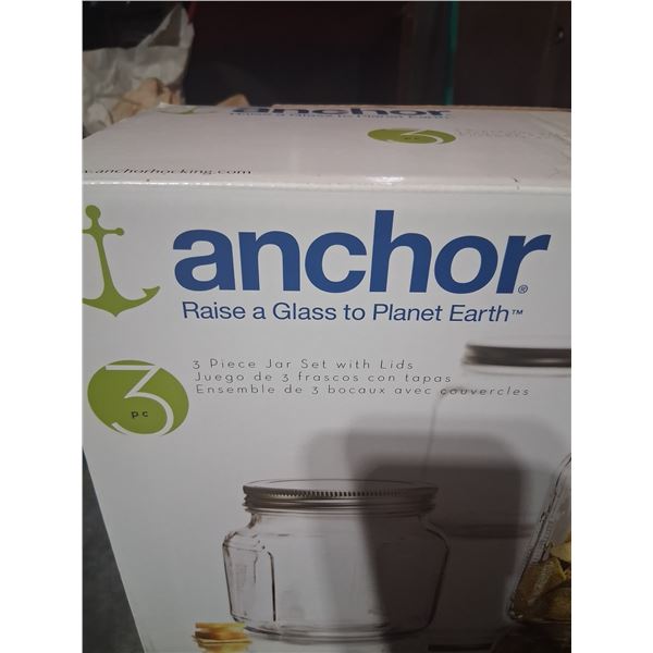 3pc Jar & Lid Set