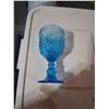 Image 1 : 6ea Glass Gobbets Blue