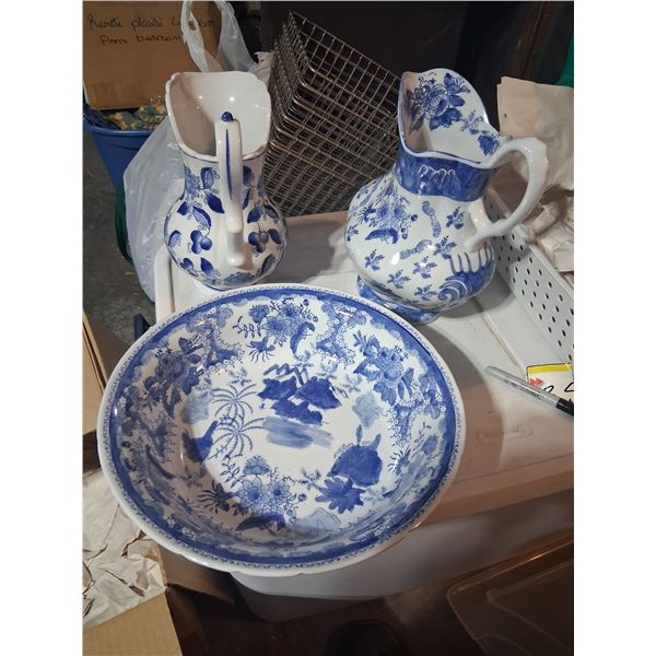 Ironstone Pitcher & Wash Basin