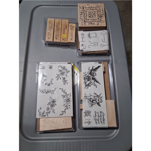 19ea Scrap Booking Stamps plus 3 color choices