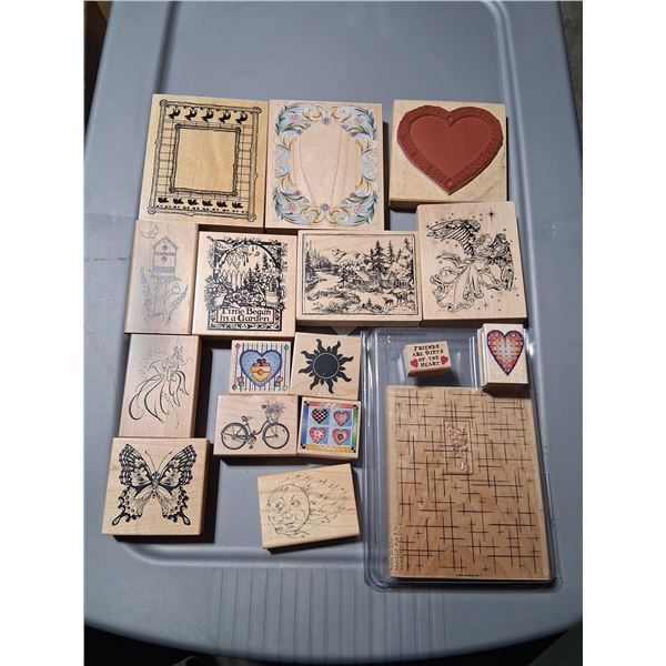 New never used 31 rubber stamps
