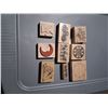Image 4 : New never used 31 rubber stamps